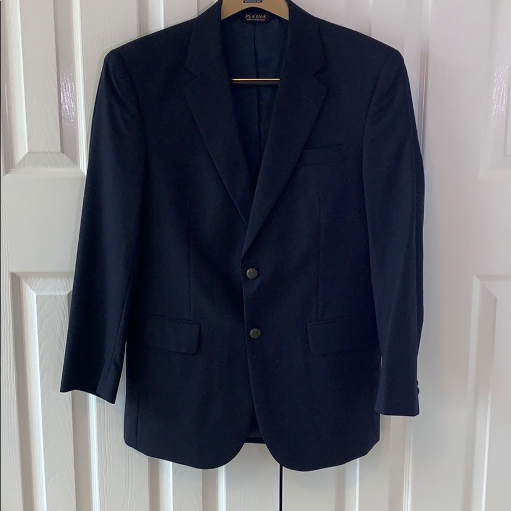 Jos A Bank Navy Blazer